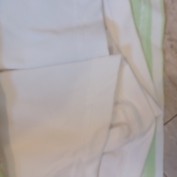 Lady Hagan Mint Green/White Striped Skort - Picture 4 of 8